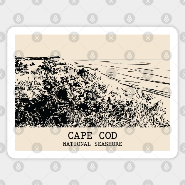 Cape Cod National Seashore Sticker by Lakeric